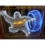 New Michelin Man Porcelain Neon Sign 75 IN W x 60 IN H